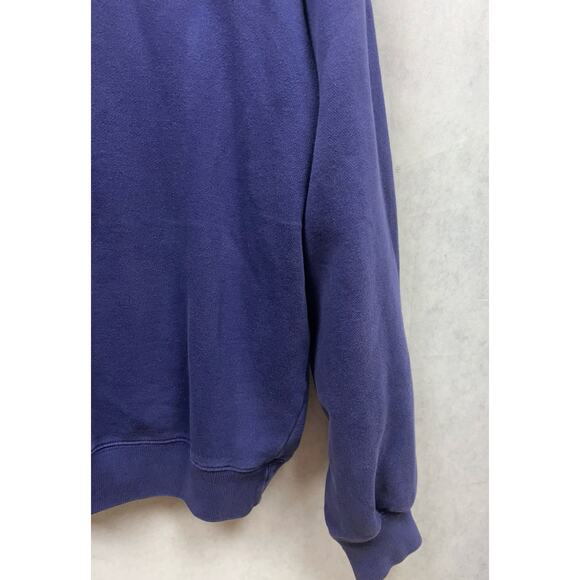 Vintage 90s Nautica Faded Embroidered Logo Lettering Sweatshirt Mens Size L - Picture 4 of 8